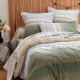 housse de couette 100% COTON NIAGARA KAKI