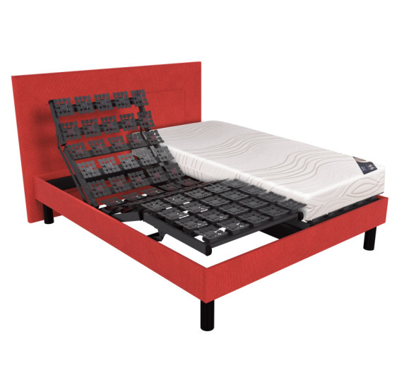 Ensemble Matelas Respiro, Sommier Quadro + pieds