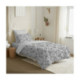 Pack Complet Housse de couette  Imprimé 140 x 200 cm - Drap housse 90 x 190 cm - 100% Coton 57 Fils