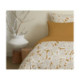 Pack Complet Housse de couette Imprimé 220 x 240 cm - Drap housse 140 x 190 cm - 100% Coton 57 Fils