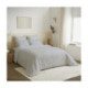 Pack Complet Housse de couette Imprimé 220 x 240 cm - Drap housse 140 x 190 cm - 100% Coton 57 Fils