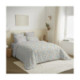 Pack Complet Housse de couette Imprimé 220 x 240 cm - Drap housse 140 x 190 cm - 100% Coton 57 Fils