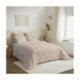 Pack Complet Housse de couette Imprimé 220 x 240 cm - Drap housse 140 x 190 cm - 100% Coton 57 Fils