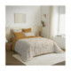 Pack Complet Housse de couette Imprimé 240 x 260 cm - Drap housse 180 x 200 cm King Size - 100% Coton 57 Fils