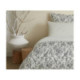 Pack Complet Housse de couette Imprimé 240 x 260 cm - Drap housse 180 x 200 cm King Size - 100% Coton 57 Fils