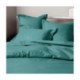 Housse de couette Percale Pur Coton Peigné Longues Fibres 80 Fils/cm²