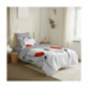 Pack Complet Housse de couette  Imprimé 140 x 200 cm - Drap housse 90 x 190 cm - 100% Coton 57 Fils