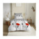 Pack Complet Housse de couette  Imprimé 140 x 200 cm - Drap housse 90 x 190 cm - 100% Coton 57 Fils