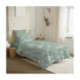 Pack Complet Housse de couette  Imprimé 140 x 200 cm - Drap housse 90 x 190 cm - 100% Coton 57 Fils