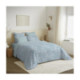 Pack Complet Housse de couette Imprimé 220 x 240 cm - Drap housse 140 x 190 cm - 100% Coton 57 Fils