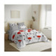 Pack Complet Housse de couette Imprimé 220 x 240 cm - Drap housse 140 x 190 cm - 100% Coton 57 Fils