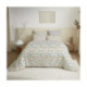 Pack Complet Housse de couette Imprimé 220 x 240 cm - Drap housse 140 x 190 cm - 100% Coton 57 Fils