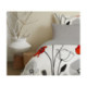 Pack Complet Housse de couette Imprimé 240 x 260 cm - Drap housse 180 x 200 cm King Size - 100% Coton 57 Fils