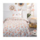 Parure de Couette 140x200 - 2 Pieces 100% Coton 