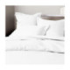 Housse de couette Percale Pur Coton Peigné Longues Fibres 80 Fils/cm²