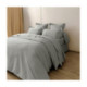 Housse de couette Percale Pur Coton Peigné Longues Fibres 80 Fils/cm²