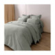 Housse de couette Percale Pur Coton Peigné Longues Fibres 80 Fils/cm²