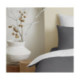 Pack Complet Housse de couette  Bicolore 140x200 cm - Drap housse 90x190 cm - 100% Coton 57 Fils