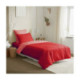 Pack Complet Housse de couette  Bicolore 140x200 cm - Drap housse 90x190 cm - 100% Coton 57 Fils