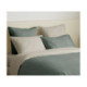 Pack Complet Housse de couette Bicolore 220x240 cm