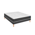 ULTIMUM + Sommier confort ferme vigoroso deco + pieds