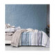 Parure de Couette Imprimé Double Face + 2 Taies d'oreiller 65x65 cm  - 100% Percale Pur Coton